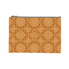 Intricate Modern Baroque Seamless Pattern Cosmetic Bag (large)  by dflcprints