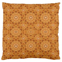 Intricate Modern Baroque Seamless Pattern Large Flano Cushion Case (two Sides) by dflcprints