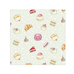 Cute Cakes Small Satin Scarf (square) by Brittlevirginclothing