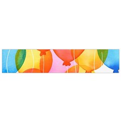 Rainbow Balloon Flano Scarf (small) by Brittlevirginclothing