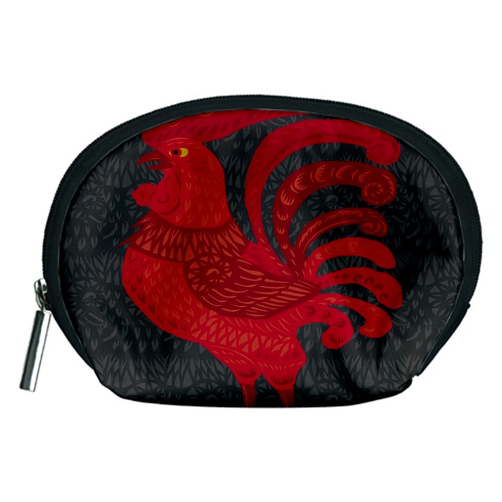 Red fire chicken year Accessory Pouches (Medium) 