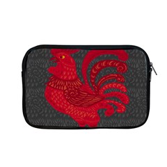 Red Fire Chicken Year Apple Macbook Pro 13  Zipper Case by Valentinaart