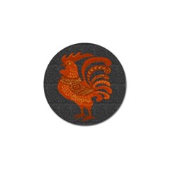 Chicken Year Golf Ball Marker by Valentinaart