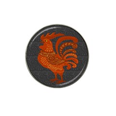 Chicken Year Hat Clip Ball Marker (4 Pack) by Valentinaart