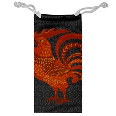 Chicken Year Jewelry Bag by Valentinaart