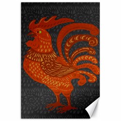 Chicken Year Canvas 20  X 30   by Valentinaart