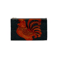 Chicken Year Cosmetic Bag (small)  by Valentinaart