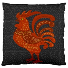 Chicken Year Standard Flano Cushion Case (one Side) by Valentinaart