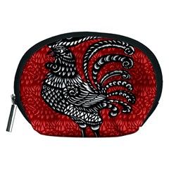 Year Of The Rooster Accessory Pouches (medium)  by Valentinaart