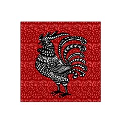 Year Of The Rooster Satin Bandana Scarf by Valentinaart