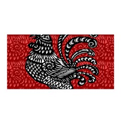 Year Of The Rooster Satin Wrap by Valentinaart