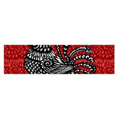 Year Of The Rooster Satin Scarf (oblong) by Valentinaart