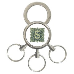 Money Symbol Ornament 3-ring Key Chains by dflcprints