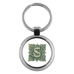 Money Symbol Ornament Key Chains (round)  by dflcprints