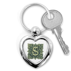 Money Symbol Ornament Key Chains (heart)  by dflcprints