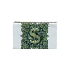 Money Symbol Ornament Cosmetic Bag (small)  by dflcprints