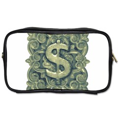 Money Symbol Ornament Toiletries Bags 2-side by dflcprints