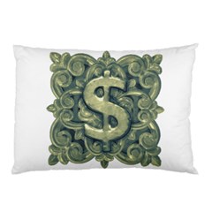 Money Symbol Ornament Pillow Case (two Sides) by dflcprints