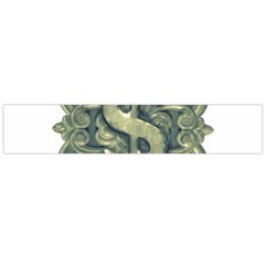 Money Symbol Ornament Flano Scarf (large)  by dflcprints