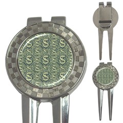 Money Symbol Ornament 3-in-1 Golf Divots