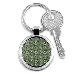 Money Symbol Ornament Key Chains (round) 