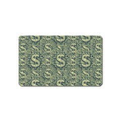 Money Symbol Ornament Magnet (name Card)