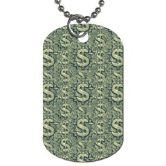 Money Symbol Ornament Dog Tag (one Side)