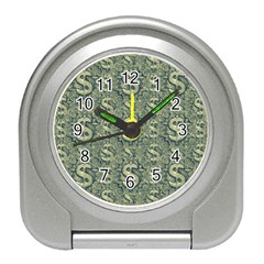 Money Symbol Ornament Travel Alarm Clocks