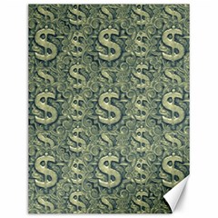 Money Symbol Ornament Canvas 12  X 16  