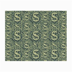 Money Symbol Ornament Small Glasses Cloth (2-side)