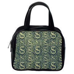 Money Symbol Ornament Classic Handbags (one Side) by dflcprintsclothing