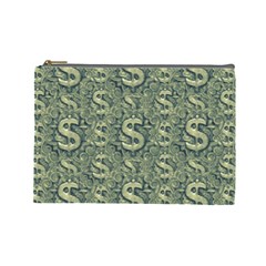 Money Symbol Ornament Cosmetic Bag (large) 