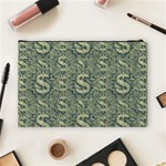 Money Symbol Ornament Cosmetic Bag (Large)  Back