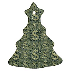 Money Symbol Ornament Christmas Tree Ornament (two Sides)