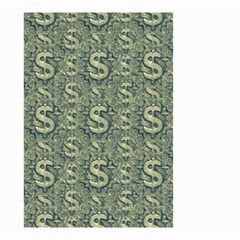 Money Symbol Ornament Small Garden Flag (two Sides)