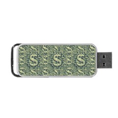 Money Symbol Ornament Portable Usb Flash (one Side) by dflcprintsclothing