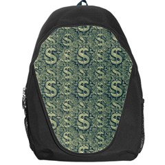 Money Symbol Ornament Backpack Bag