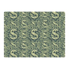 Money Symbol Ornament Double Sided Flano Blanket (mini) 