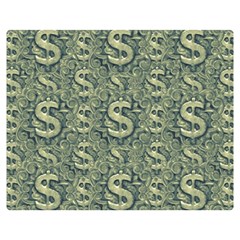 Money Symbol Ornament Double Sided Flano Blanket (medium) 