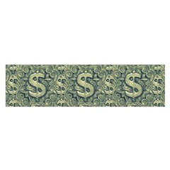 Money Symbol Ornament Satin Scarf (oblong)