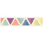 Colorful triangle Flano Scarf (Small) Front