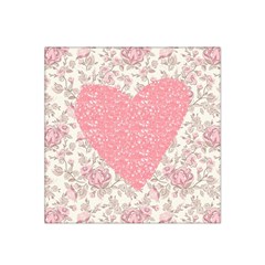 Cute Pink Heart Satin Bandana Scarf by Brittlevirginclothing