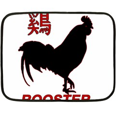 Year Of The Rooster - Chinese New Year Fleece Blanket (mini) by Valentinaart