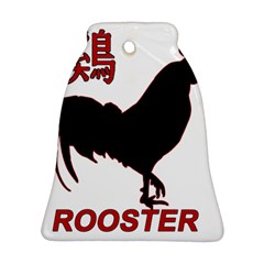 Year Of The Rooster - Chinese New Year Bell Ornament (two Sides) by Valentinaart