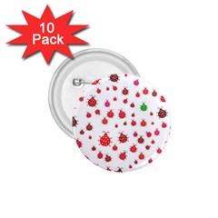 Beetle Animals Red Green Fly 1 75  Buttons (10 Pack) by Amaryn4rt