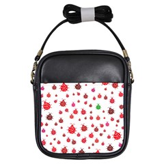 Beetle Animals Red Green Fly Girls Sling Bags by Amaryn4rt