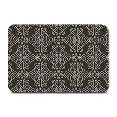 Line Geometry Pattern Geometric Plate Mats by Amaryn4rt