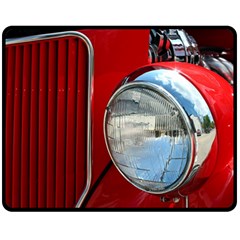 Antique Car Auto Roadster Old Double Sided Fleece Blanket (medium)  by Amaryn4rt