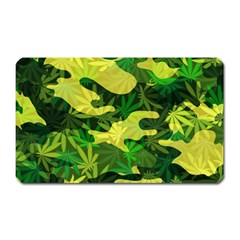 Marijuana Camouflage Cannabis Drug Magnet (rectangular) by Amaryn4rt