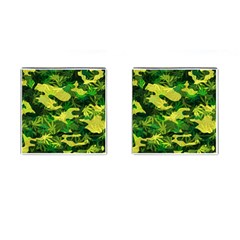 Marijuana Camouflage Cannabis Drug Cufflinks (square) by Amaryn4rt